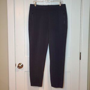 JAMES PERSE Y/OSEMITE SZ L  Womens Black Pull-on Athletic Track Wool-blend Pants